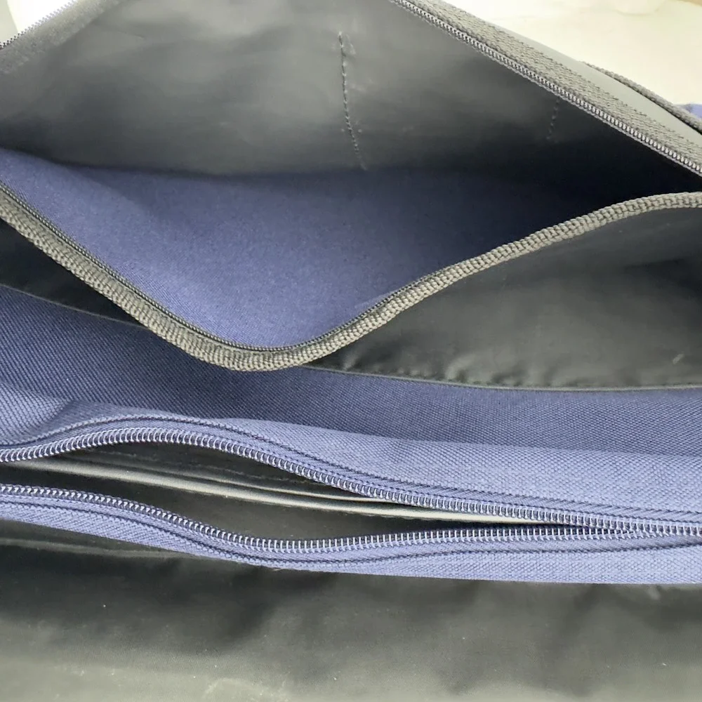 ING North West Expandable‎ Laptop Messenger Bag Blue Shoulder Briefcase